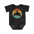 thumbnail image 1 of Inktastic Snowmobile Retro Sunset Boys or Girls Baby Bodysuit, 1 of 5