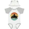 thumbnail image 1 of Inktastic Snowmobile Retro Sunset Boys or Girls Baby Bodysuit, 1 of 5