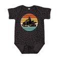 thumbnail image 1 of Inktastic Snowmobile Retro Sunset Boys or Girls Baby Bodysuit, 1 of 5