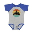 thumbnail image 1 of Inktastic Snowmobile Retro Sunset Boys or Girls Baby Bodysuit, 1 of 5