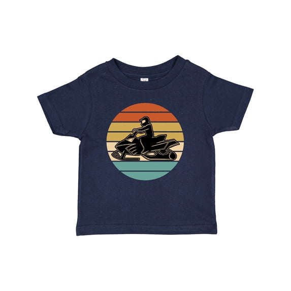 Inktastic Snowmobile Retro Sunset Boys or Girls Baby T-Shirt
