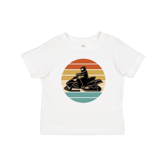 Inktastic Snowmobile Retro Sunset Boys or Girls Baby T-Shirt