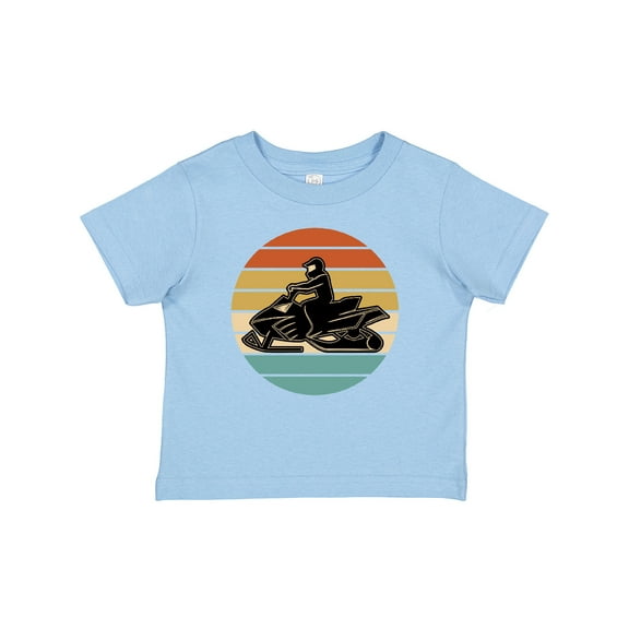 Inktastic Snowmobile Retro Sunset Boys or Girls Baby T-Shirt