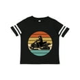 thumbnail image 1 of Inktastic Snowmobile Retro Sunset Boys or Girls Toddler T-Shirt, 1 of 5
