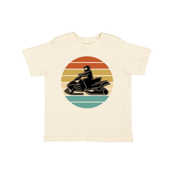 Inktastic Snowmobile Retro Sunset Boys or Girls Toddler T-Shirt