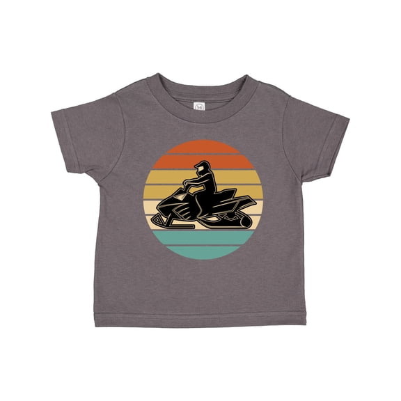 Inktastic Snowmobile Retro Sunset Boys or Girls Toddler T-Shirt