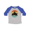 thumbnail image 1 of Inktastic Snowmobile Retro Sunset Boys or Girls Toddler T-Shirt, 1 of 5