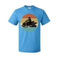 thumbnail image 1 of Inktastic Snowmobile Retro Sunset T-Shirt, 1 of 5