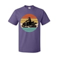 thumbnail image 1 of Inktastic Snowmobile Retro Sunset T-Shirt, 1 of 5