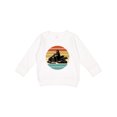thumbnail image 1 of Inktastic Snowmobile Retro Sunset Toddler Sweatshirt, 1 of 4