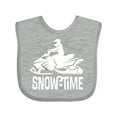 thumbnail image 1 of Inktastic Snowmobile Rider Snowmobiling Boys Baby Bib, 1 of 4