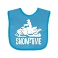 thumbnail image 1 of Inktastic Snowmobile Rider Snowmobiling Boys Baby Bib, 1 of 4