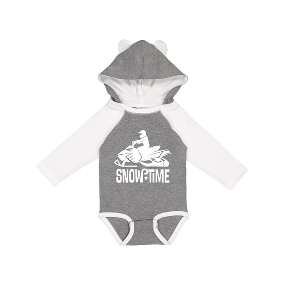 Inktastic Snowmobile Rider Snowmobiling Boys Long Sleeve Baby Bodysuit