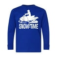 thumbnail image 1 of Inktastic Snowmobile Rider Snowmobiling Long Sleeve Youth T-Shirt, 1 of 5