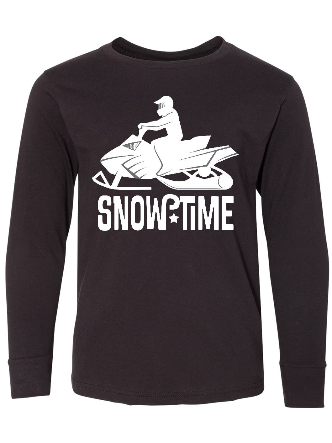 Inktastic Snowmobile Rider Snowmobiling Youth Long Sleeve TShirt