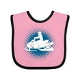 thumbnail image 1 of Inktastic Snowmobile Winter Extreme Sports Boys Baby Bib, 1 of 4