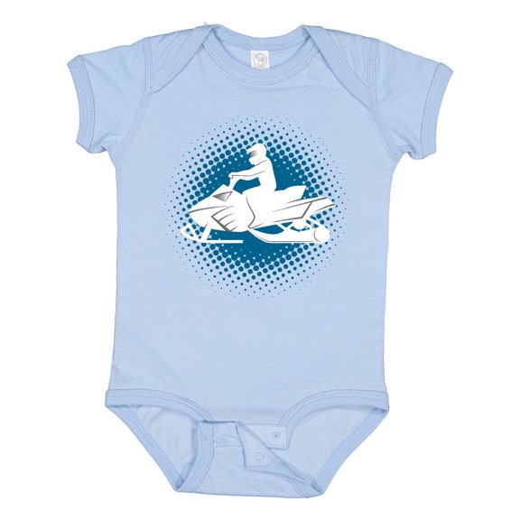 Inktastic Snowmobile Winter Extreme Sports Boys Baby Bodysuit