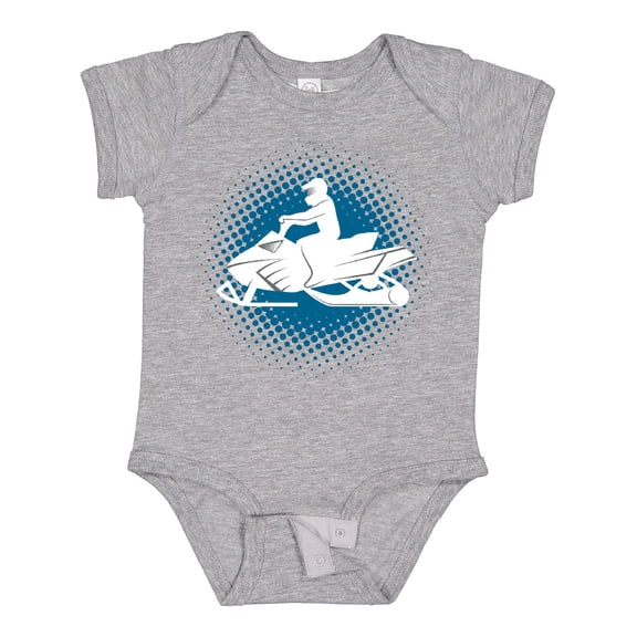 Inktastic Snowmobile Winter Extreme Sports Boys Baby Bodysuit