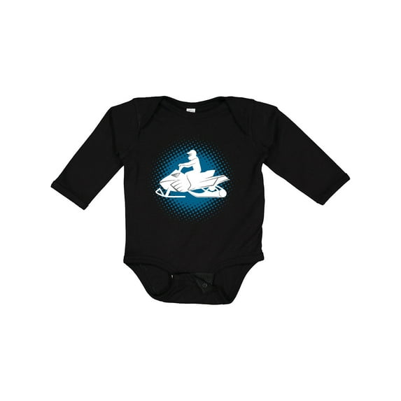 Inktastic Snowmobile Winter Extreme Sports Boys Long Sleeve Baby Bodysuit