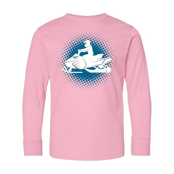Inktastic Snowmobile Winter Extreme Sports Long Sleeve Youth T-Shirt