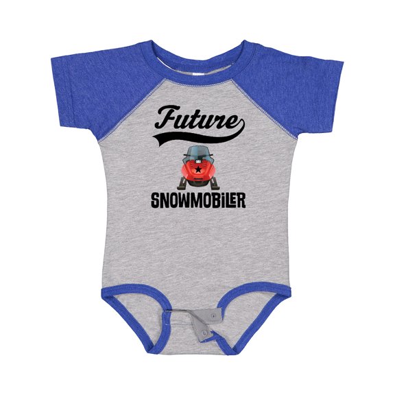 Inktastic Snowmobiling Future Snowmobiler Boys or Girls Baby Bodysuit