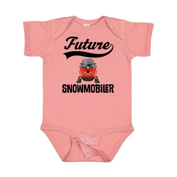 Inktastic Snowmobiling Future Snowmobiler Boys or Girls Baby Bodysuit