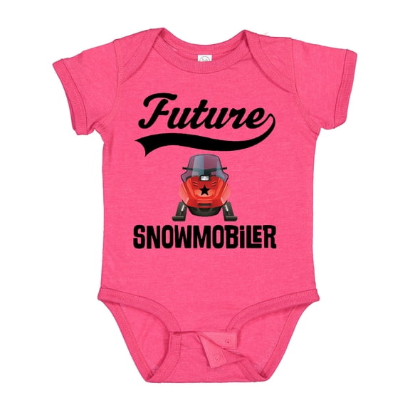 Inktastic Snowmobiling Future Snowmobiler Boys or Girls Baby Bodysuit
