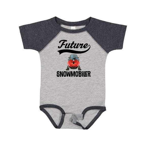 Inktastic Snowmobiling Future Snowmobiler Boys or Girls Baby Bodysuit
