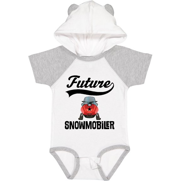 Inktastic Snowmobiling Future Snowmobiler Boys or Girls Baby Bodysuit