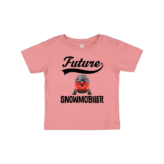 Inktastic Snowmobiling Future Snowmobiler Boys or Girls Baby T-Shirt
