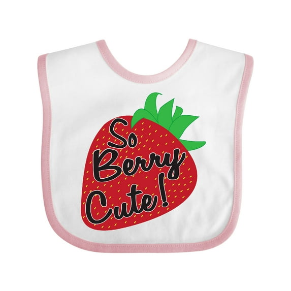 Inktastic So Berry Cute Boys or Girls Baby Bib