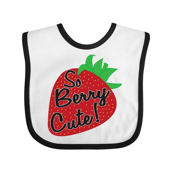 Inktastic So Berry Cute Boys or Girls Baby Bib