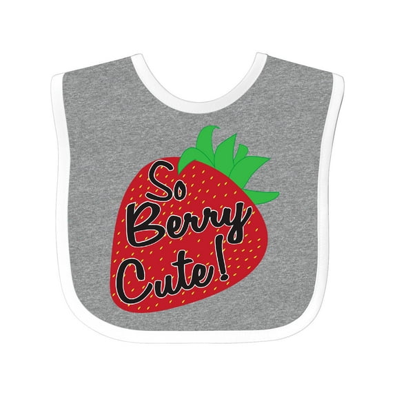 Inktastic So Berry Cute Boys or Girls Baby Bib