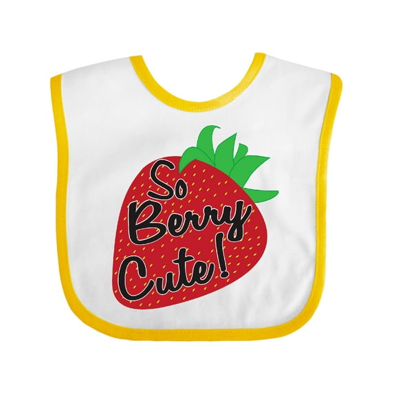 Inktastic So Berry Cute Boys or Girls Baby Bib