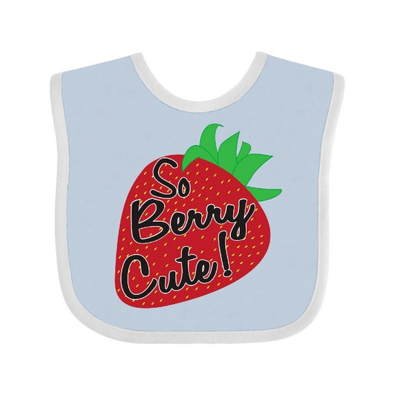 Inktastic So Berry Cute Boys or Girls Baby Bib