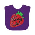 thumbnail image 1 of Inktastic So Berry Cute Boys or Girls Baby Bib, 1 of 4