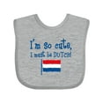 thumbnail image 1 of Inktastic So Cute Dutch Boys or Girls Baby Bib, 1 of 4