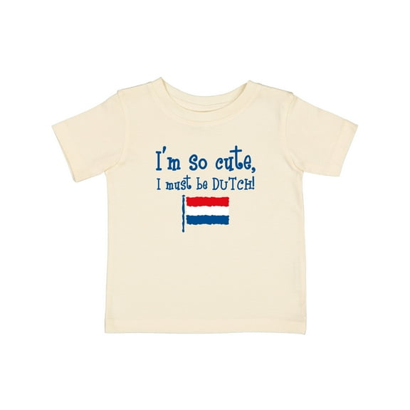 Inktastic So Cute Dutch Boys or Girls Baby T-Shirt