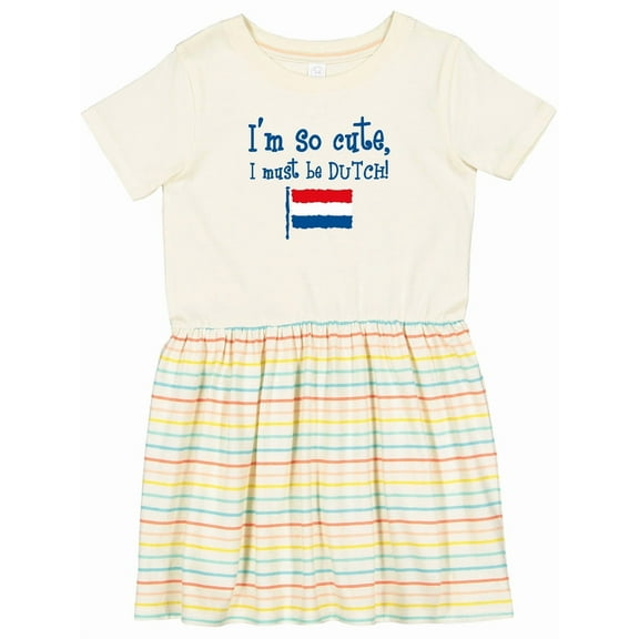 Inktastic So Cute Dutch Girls Toddler Dress