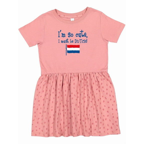 Inktastic So Cute Dutch Girls Toddler Dress