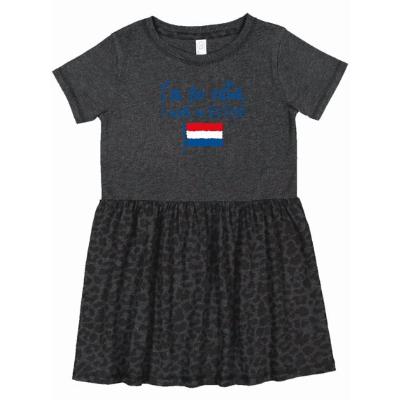 Inktastic So Cute Dutch Girls Toddler Dress
