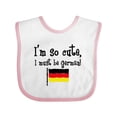 thumbnail image 1 of Inktastic So Cute German Boys or Girls Baby Bib, 1 of 4