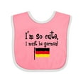 thumbnail image 1 of Inktastic So Cute German Boys or Girls Baby Bib, 1 of 4