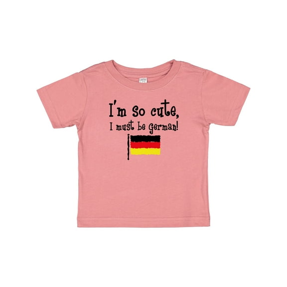 Inktastic So Cute German Boys or Girls Baby T-Shirt