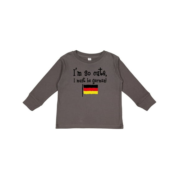 Inktastic So Cute German Boys or Girls Long Sleeve Toddler T-Shirt