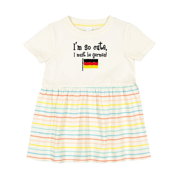 Inktastic So Cute German Girls Baby Dress