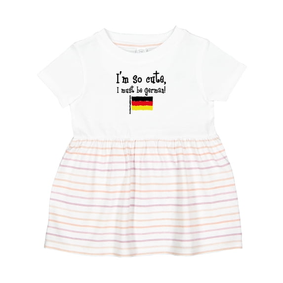 Inktastic So Cute German Girls Baby Dress