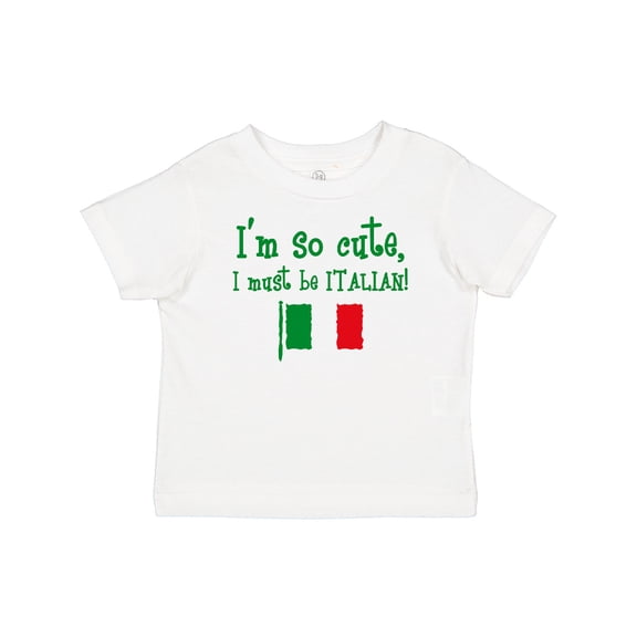 Inktastic So Cute Italian Boys or Girls Toddler T-Shirt