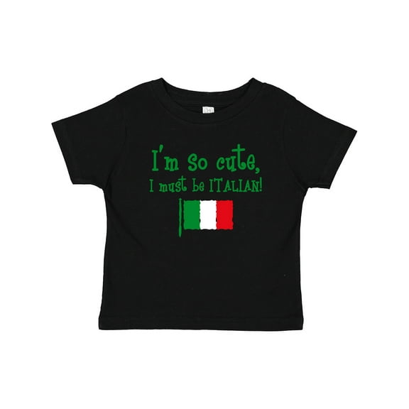 Inktastic So Cute Italian Boys or Girls Toddler T-Shirt