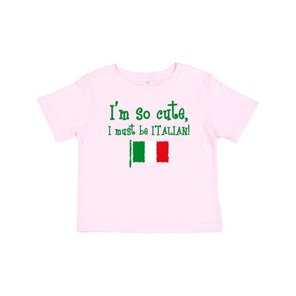 Inktastic So Cute Italian Boys or Girls Toddler T-Shirt